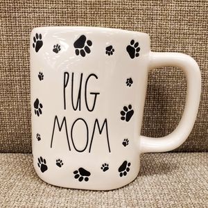 Rae dunn Pug mom mug
